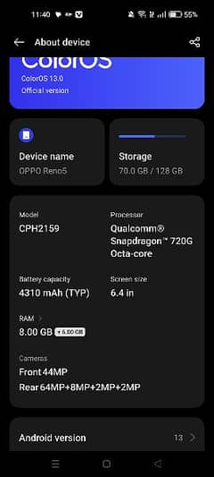 oppo reno 5 sale aur exchange