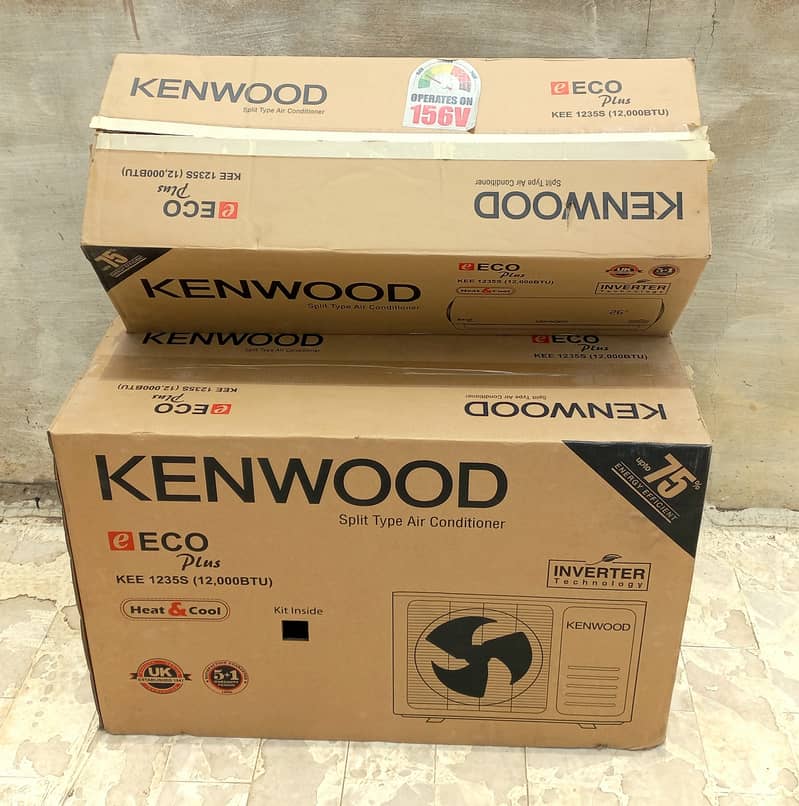 Kenwood 1 Ton DC Inverter Split AC like new 0