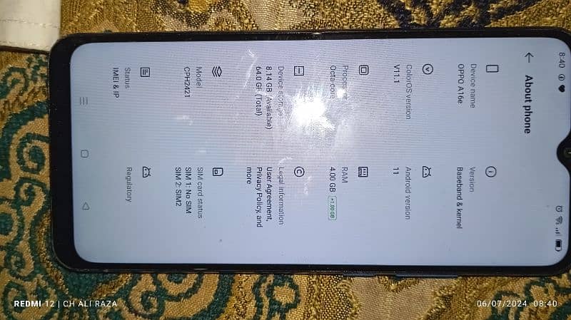 oppo a16e 4 Ram 64Rom 1