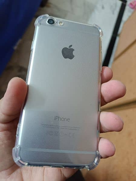 Apple Iphone 6 silver 128gb PTA Approved working perfect 0