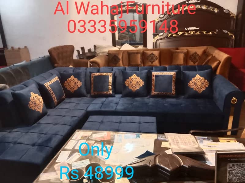 L Shape Sofa/Corner Sofa Set/5 Star Foam Sofa Set/8 Seater LSofa Set 14