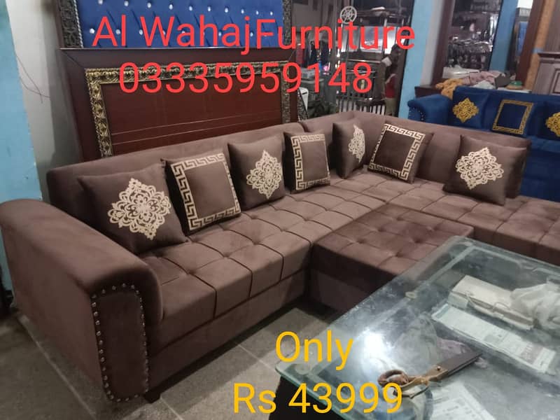 L Shape Sofa/Corner Sofa Set/5 Star Foam Sofa Set/8 Seater LSofa Set 16