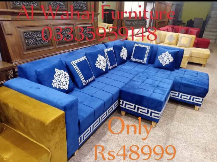 L Shape Sofa/Corner Sofa Set/5 Star Foam Sofa Set/8 Seater LSofa Set 18