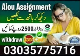 Online Assignment Writing Work /Male's & Female's Part time full time