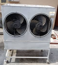 double fan air cooler for sale with stand good condition