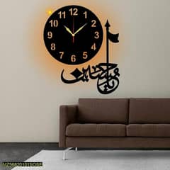 ya Hussain wall sticker and  wall clock