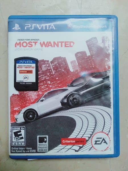 PS VITA EXCLUSIVE TITLE NEED FOR SPEED MOST WANTED. 0