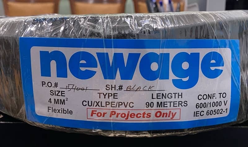 Newage 4mm CU/XLPE/PVC 1