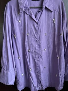 Ethnic- lilac shirt