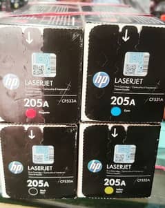 HP LaserJet printer toners 205A available in original. . . .