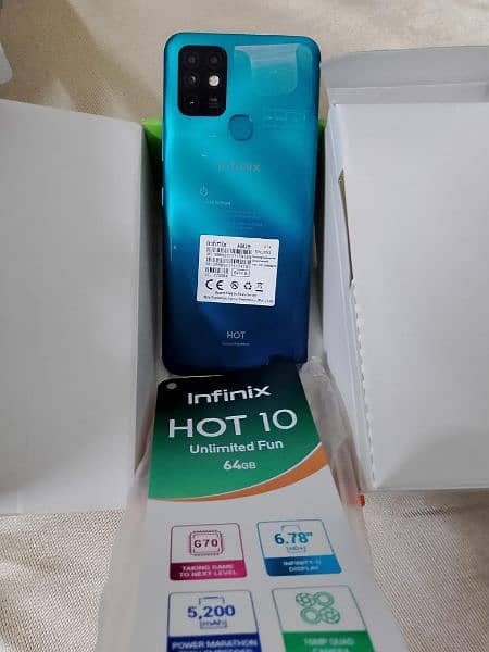 Infinix Hot 10 New Condition device 3