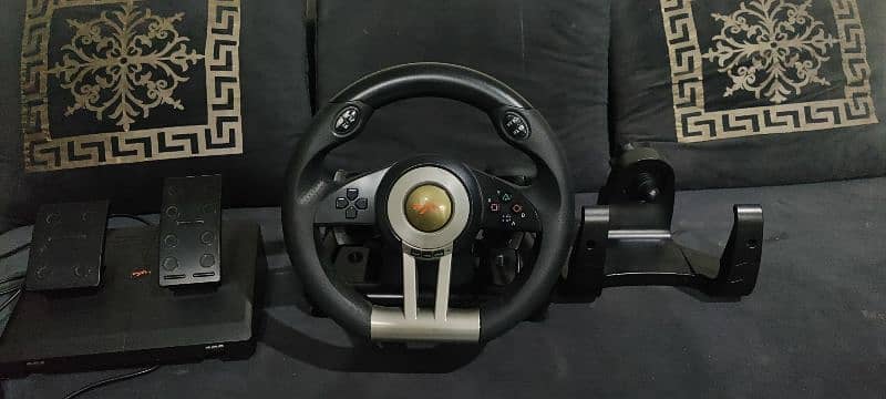 PXN GAMING WHEEL WITH FULL ACCESSORIES 3