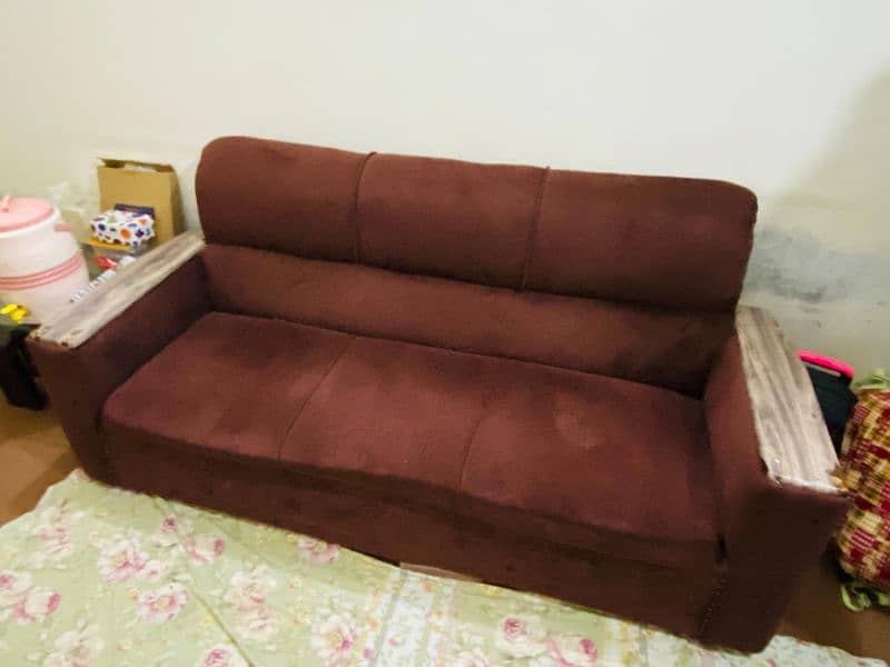 Brown color Sofa sets 5&8sitters 1