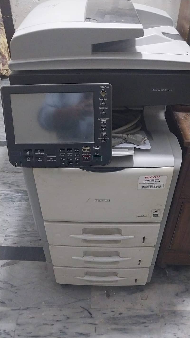 Ricoh Aficio 5200 All in One Photocopier Printer and Scanner Machine 0