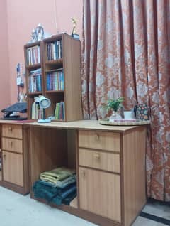 Two study tables @ 10000 each with book shelf 0