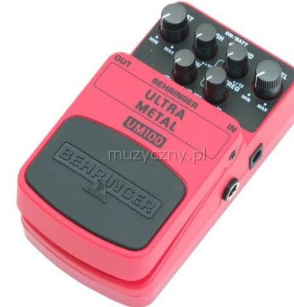 Heavy Metal Distortion Effects Pedal 0