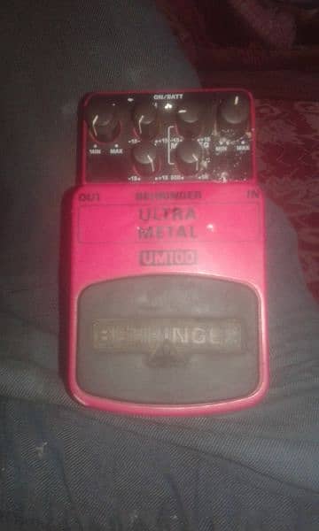 Heavy Metal Distortion Effects Pedal 1