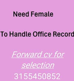 Female  Required.