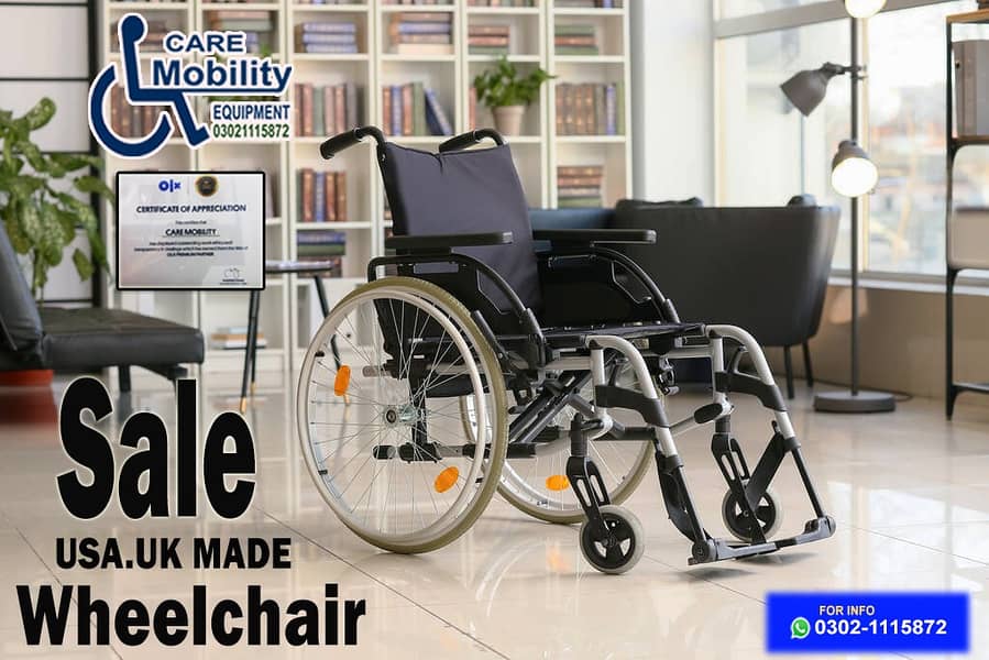 Medical Wheelchair/Folding Wheelchair/UK Import Patient Wheelchair 5