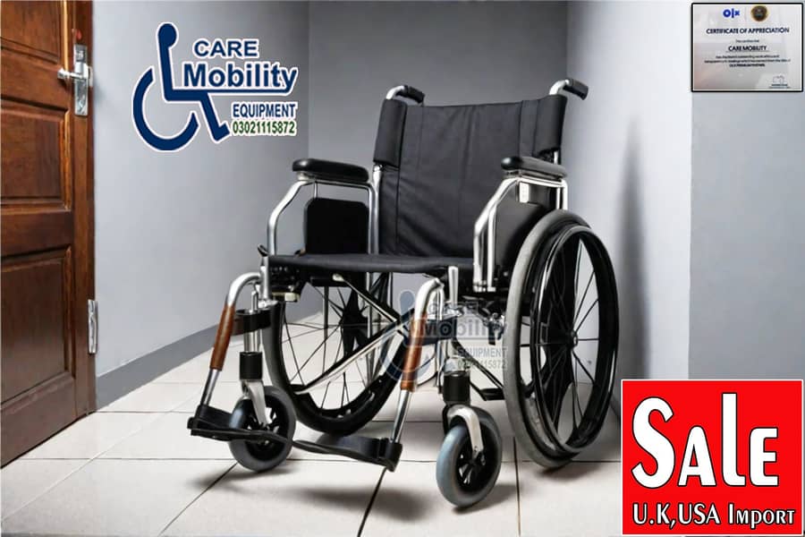 Medical Wheelchair/Folding Wheelchair/UK Import Patient Wheelchair 12