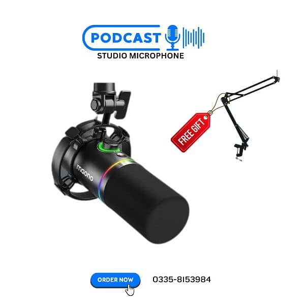 Maono Pd200x podcast microphone usb microphone 0