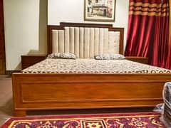 King size Bed set , side tables & Dressing table