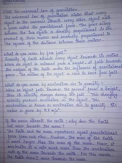 handwriting assignment work 0