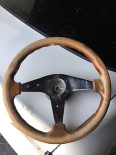 wooden steering