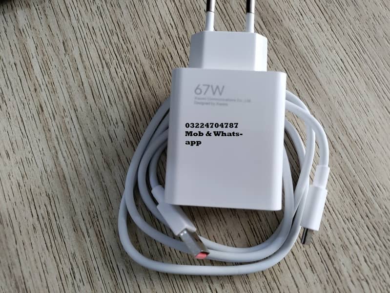 MI 13T 67W Charger with cable 100% original box Pulled for sale. 1