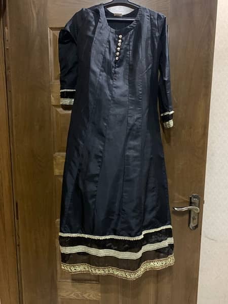 Stylish Full Long Frock with trouser 1