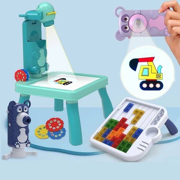 3 in 1 Projector Table for kids 0