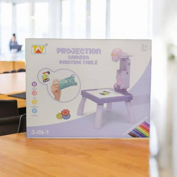 3 in 1 Projector Table for kids 10