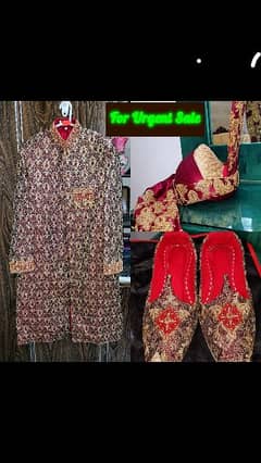 Brand New Groom Sherwani+Kula+Khusa