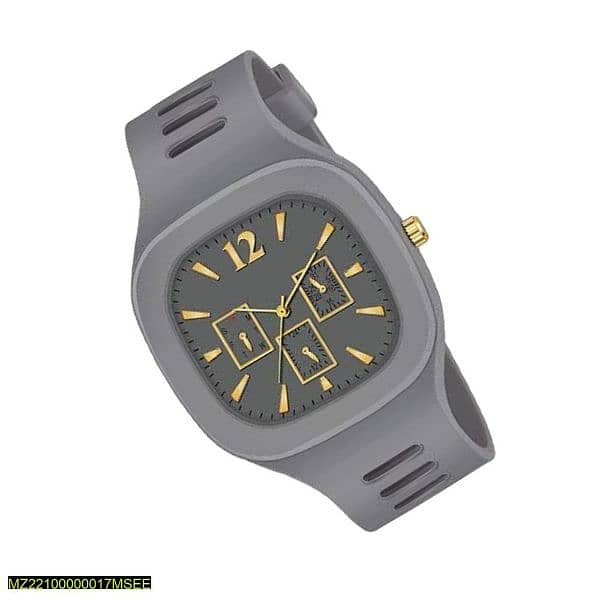 silicone analogue fashionable watch for men 1