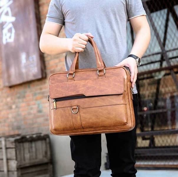 Jeep Bags | Stylish Jeep Buluo Bag 15 Inch Laptop | Color: Brown | 3