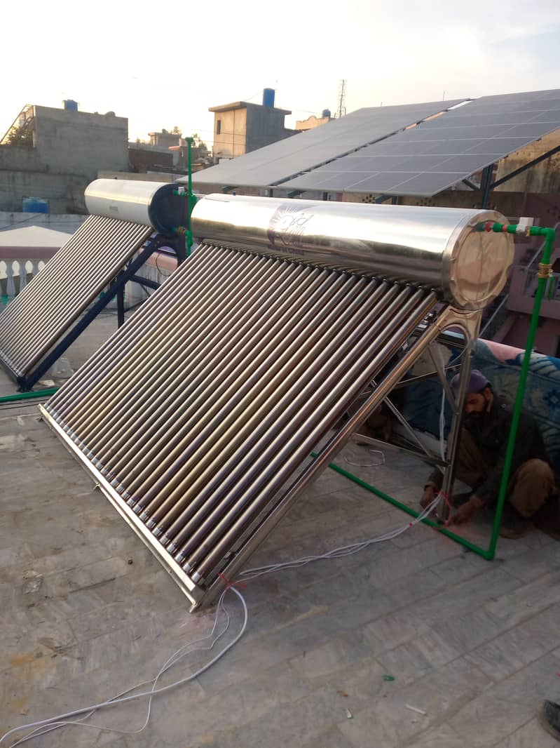 Solar Geyser, FREE Hot water From SUN 24/7, Delivery All Pakistan,New 2