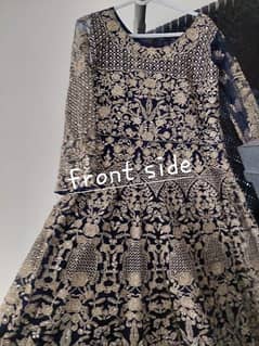 net embroidered maxi