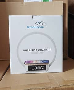 Amouhom wireless charger with Lamp and Time 0