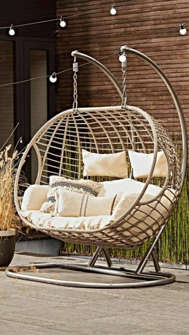 Swing Chair Jhoola, garden swing hanging swing jhula Macrame Swing 8