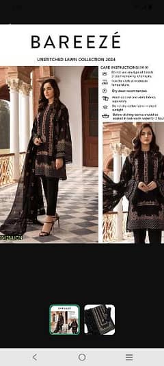 3 pc women's unstitched Embroidery suit 0