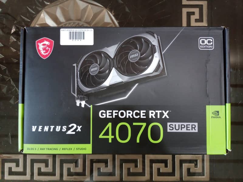 MSI RTX 4070 SUPER 2x Ventus OC Edition 12GB Graphics Card Brand New. 0