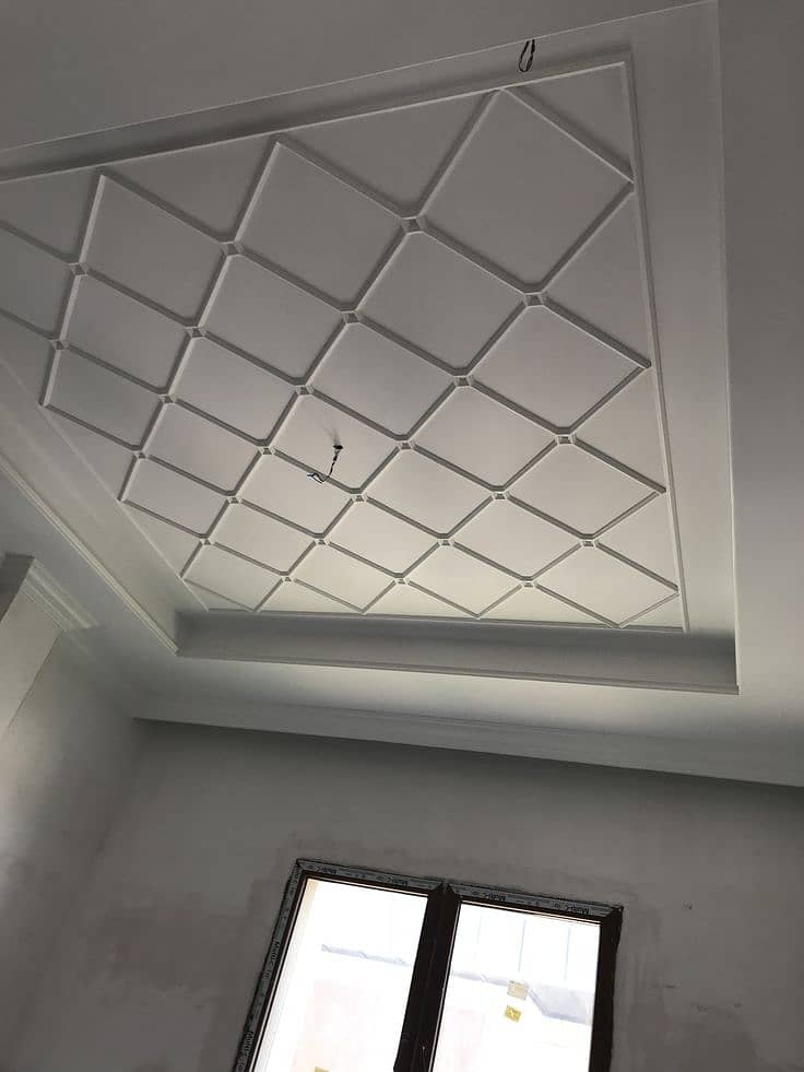 false ceiling/pop ceiling/Gypsum Panel Ceiling/pvc ceiling/renovation 8