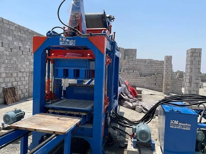 Automatic concrete paver and block making machines in pakistan 0