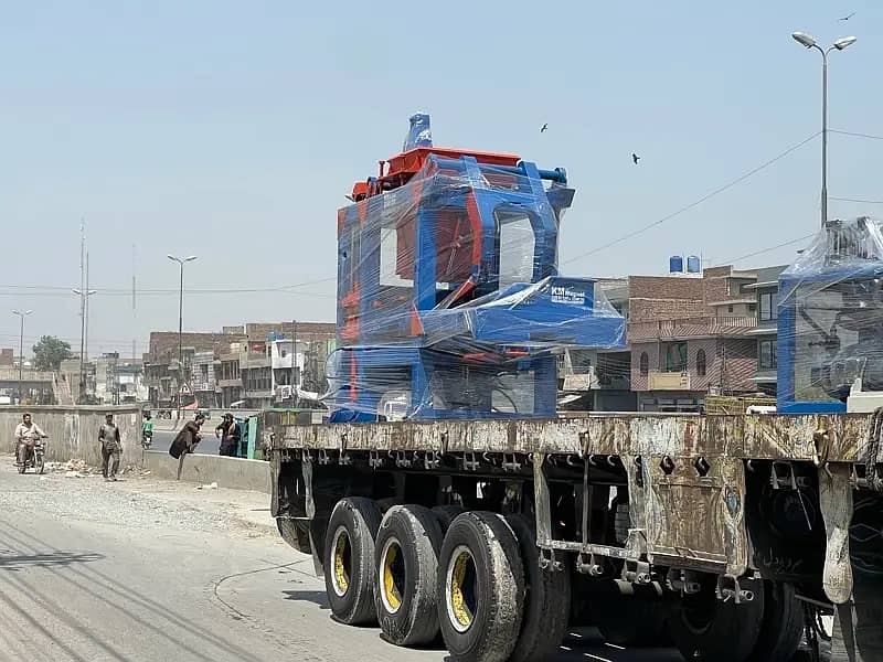 Automatic concrete paver and block making machines in pakistan 5