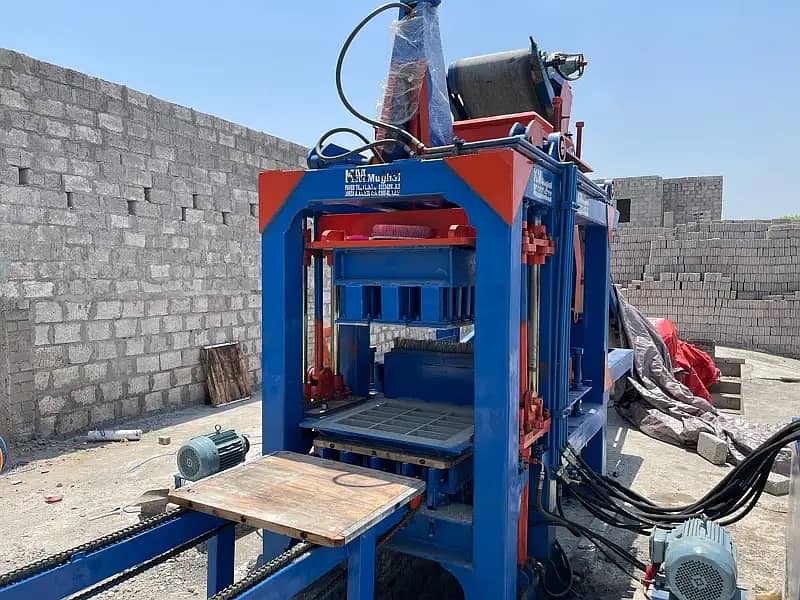 Automatic concrete paver and block making machines in pakistan 7