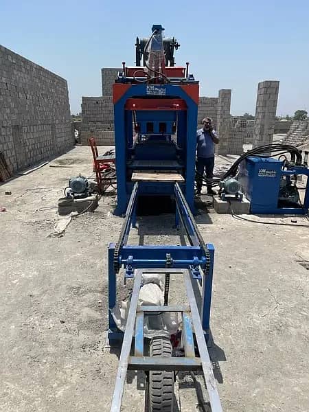 Automatic concrete paver and block making machines in pakistan 10