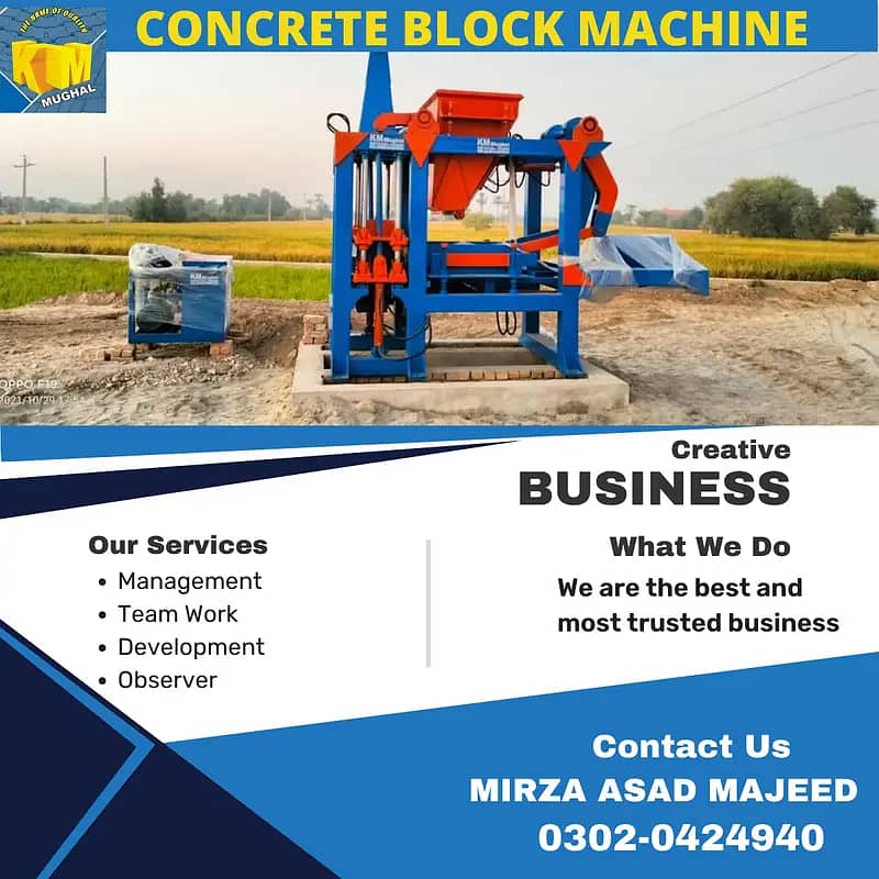 Concrete Block Machinery, Concrete Block Machine, Pavers Blocks. 16