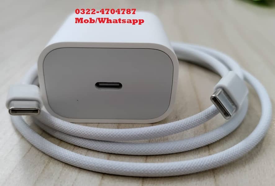 Iphone 15 pro Max 20w charger with cable 100% original for sale 0