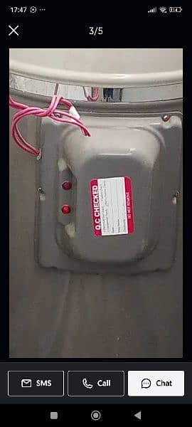 NasGas 35 gallon geyser 3000watts like brand new. DHA 5