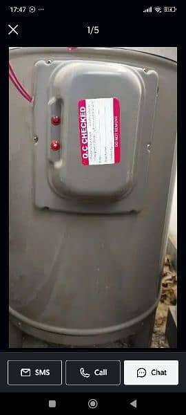 NasGas 35 gallon geyser 3000watts like brand new. DHA 6